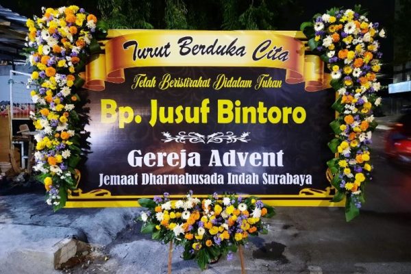 Papan Bunga Duka Cita